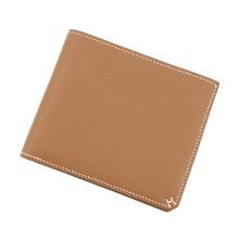 将图像加载到图库查看器中,HERMES HSellier Compact Wallet Gold Evercolor