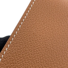 将图像加载到图库查看器中,HERMES HSellier Compact Wallet Gold Evercolor