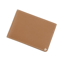 Load image into Gallery viewer, HERMES HSellier Horizontal Card Case Gold Evercolor