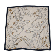 Load image into Gallery viewer, HERMES Giant Square LES CHEVAUX DECHAINES Spring/Summer 2024 Size 140 Marine/Natural/Gris Cashmere70% Silk30%
