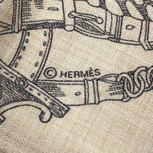 Load image into Gallery viewer, HERMES Giant Square LES CHEVAUX DECHAINES Spring/Summer 2024 Size 140 Marine/Natural/Gris Cashmere70% Silk30%