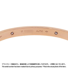 将图像加载到图库查看器中,CARTIER Love Bracelet Classic Model Diamond Size 17B6036000/B6036017 18K Pink Gold