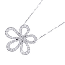 Load image into Gallery viewer, Van Cleef & Arpels Flower lace PendantVCARP05200 18K White Gold