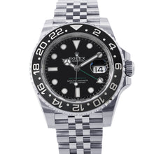 Load image into Gallery viewer, ROLEX GMT Master II W40mm Stainless Steel Black Dial126710GRNR