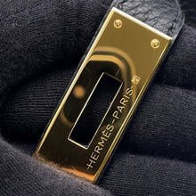 将图像加载到图库查看器中,HERMES Kelly Retourne Black Togo Leather Size 28