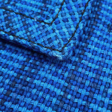 Load image into Gallery viewer, CHANEL 2020 Resort Collection Checkered Tweed Jacket Size 36 BlueP62605 V46600 MG152 Cotton53% Wool35% Polyamide12%
