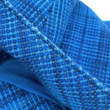 Load image into Gallery viewer, CHANEL 2020 Resort Collection Checkered Tweed Jacket Size 36 BlueP62605 V46600 MG152 Cotton53% Wool 35% Polyamide12%