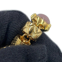 Load image into Gallery viewer, CHANEL CC Logo Stone Crush Chain Logo Necklace Gold Gold Plated Rhinestone Faux Pearl