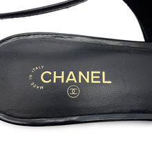 Load image into Gallery viewer, CHANEL slingback shoes BlackG46549 B20973 94305 Patent Leather Size 38