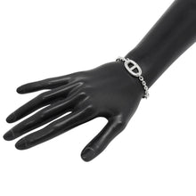 将图像加载到图库查看器中,HERMES Chaine d'Ancre Farandole Bracelet Size SH SV925