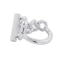 将图像加载到图库查看器中,HERMES Croisette Ring Size GM/51/#11 SV925