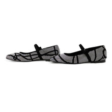 将图像加载到图库查看器中,HERMES Lightweight flat ballet shoes BlackH252057Z Suede Bijoux Size 36