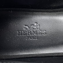 将图像加载到图库查看器中,HERMES Lightweight flat ballet shoes BlackH252057Z Suede Bijoux Size 36