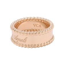 Load image into Gallery viewer, Van Cleef & Arpels Perlée Senior Tulle Ring Size 51/#11VCARN32400/VCARN32451 18K Pink Gold
