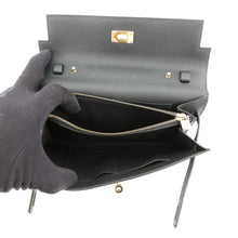 Load image into Gallery viewer, HERMES Kelly wallet long to go Black Epsom