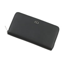 Load image into Gallery viewer, Dior CD Icon Long Zip Wallet Black2ESBC252CDI_H00N Grained CalfLeather