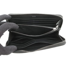 Load image into Gallery viewer, Dior CD Icon Long Zip Wallet Black2ESBC252CDI_H00N Grained CalfLeather