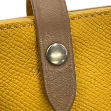 将图像加载到图库查看器中,CELINE Accordion Card Case Yellow104323 Leather