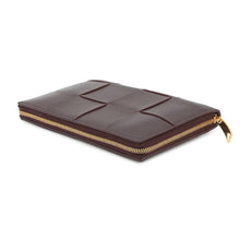 Load image into Gallery viewer, Bottega Veneta Maxi INTRECCIATO Cassette Zip-Around Wallet Long Wallet Grape651368VCQC15010 Leather