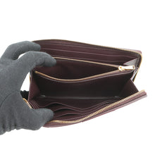 Load image into Gallery viewer, Bottega Veneta Maxi INTRECCIATO Cassette Zip-Around Wallet Long Wallet Grape651368VCQC15010 Leather