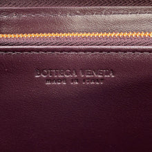 Load image into Gallery viewer, Bottega Veneta Maxi INTRECCIATO Cassette Zip-Around Wallet Long Wallet Grape651368VCQC15010 Leather