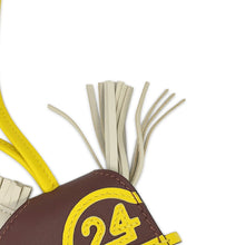 Load image into Gallery viewer, HERMES Rodeo Loveo 24 Craie/Terre/Jaune de Naples Lambskin Swift Leather Size PM