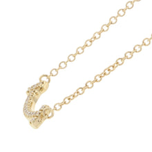 Load image into Gallery viewer, TIFFANY&Co. T Smile Pendant Size Mini62617683 18K Yellow Gold