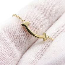 Load image into Gallery viewer, TIFFANY&Co. T Smile Pendant Size Mini62617683 18K Yellow Gold
