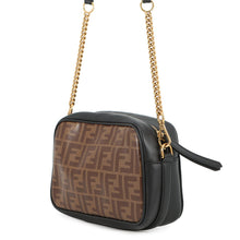 将图像加载到图库查看器中,FENDI Zucca Cam Camera Bag Brown/Black8BT287A6VOF14RT PVC Leather