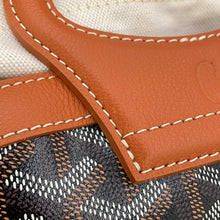 Load image into Gallery viewer, GOYARD Beluga 2-Way Handbag Black/TanBELUGAMINTY01CL03P PVC Leather Size Mini