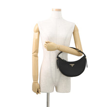 Load image into Gallery viewer, PRADA Arkhe 2WAY Shoulder Bag Black1BC194 Nylon Leather Size Small