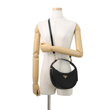 Load image into Gallery viewer, PRADA Arkhe 2WAY Shoulder Bag Black1BC194 Nylon Leather Size Small