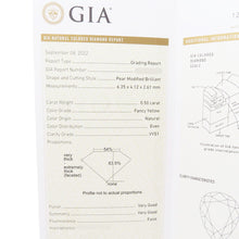Load image into Gallery viewer, GRAFF Icon Pear-Shaped Yellow & White Diamond PendantRGP845 K18WG K18YG