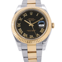 Load image into Gallery viewer, ROLEX Datejust II W41mm Stainless Steel K18YG Black Dial116333