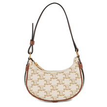 将图像加载到图库查看器中,CELINE Ava Handbag White/Tan10I602DS1.01TA PVC Calf Leather Size Mini