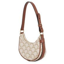 将图像加载到图库查看器中,CELINE Ava Handbag White/Tan10I602DS1.01TA PVC Calf Leather Size Mini