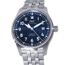 将图像加载到图库查看器中,IWC Pilot's Watch Mark XX W40mm Stainless Steel Blue DialIW328204