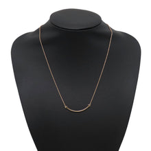 将图像加载到图库查看器中,TIFFANY&Co. T Smile Smile Pendant Size Small60011678 18K Pink Gold