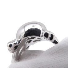 将图像加载到图库查看器中,Dior Tet du Maure Skull Ring Size 55/#15 18K White Gold