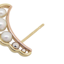 Load image into Gallery viewer, TASAKI Liquid Sculpture Pearl Earrings Pt900 K18YG K18PG