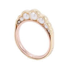 Load image into Gallery viewer, TASAKI Liquid Sculpture Pearl Ring Size Approximately No. 10 K18YG K18PG Pt900