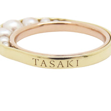 Load image into Gallery viewer, TASAKI Liquid Sculpture Pearl Ring Size Approximately No. 10 K18YG K18PG Pt900