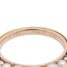 Load image into Gallery viewer, TASAKI Liquid Sculpture Pearl Ring Size Approximately No. 10 K18YG K18PG Pt900