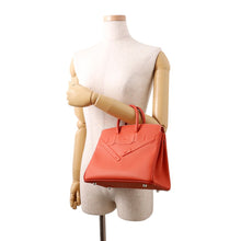 将图像加载到图库查看器中,HERMES Birkin Shadow Sanguine Swift Leather Size 25