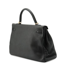Load image into Gallery viewer, HERMES Kelly Retourne Black Togo Leather Size 35