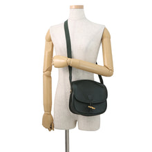 Load image into Gallery viewer, HERMES Duffle Shoulder Bag Green Box Calf Leather