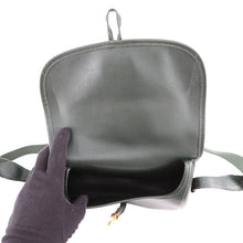 Load image into Gallery viewer, HERMES Duffle Shoulder Bag Green Box Calf Leather
