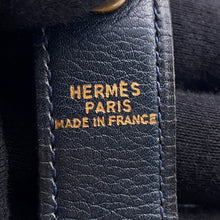 Load image into Gallery viewer, HERMES Rodeo Shoulder Bag Navy Leather