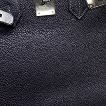 将图像加载到图库查看器中,HERMES Birkin Blue Indigo/Blue Jean Togo Leather Size 30