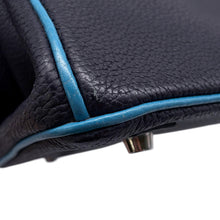 将图像加载到图库查看器中,HERMES Birkin Blue Indigo/Blue Jean Togo Leather Size 30